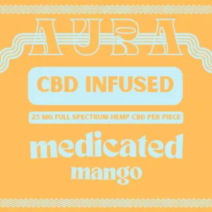 Medicated Mango Hemp Gummies 250 MG CBD